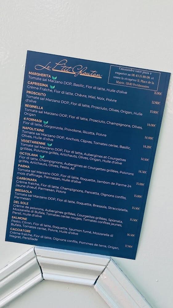 Le P'tit Glouton - Menu Image 2